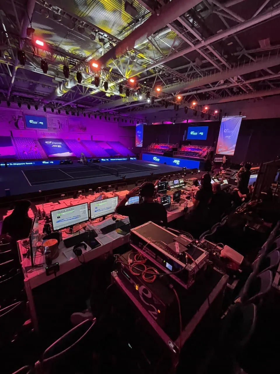 Singapore Tennis Open 2021 broadcast setup