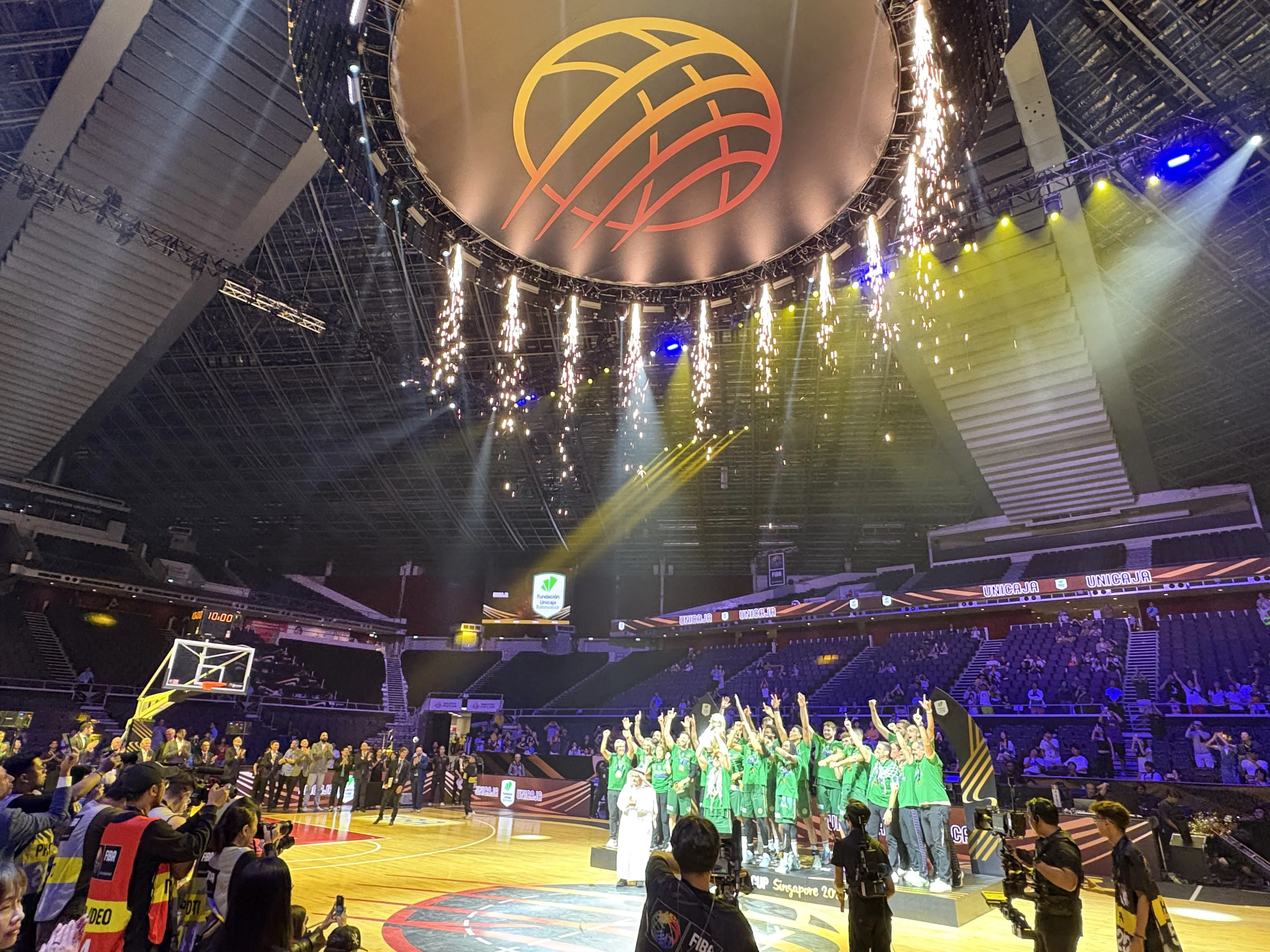 FIBA Intercontinental Cup 2024 ceremony