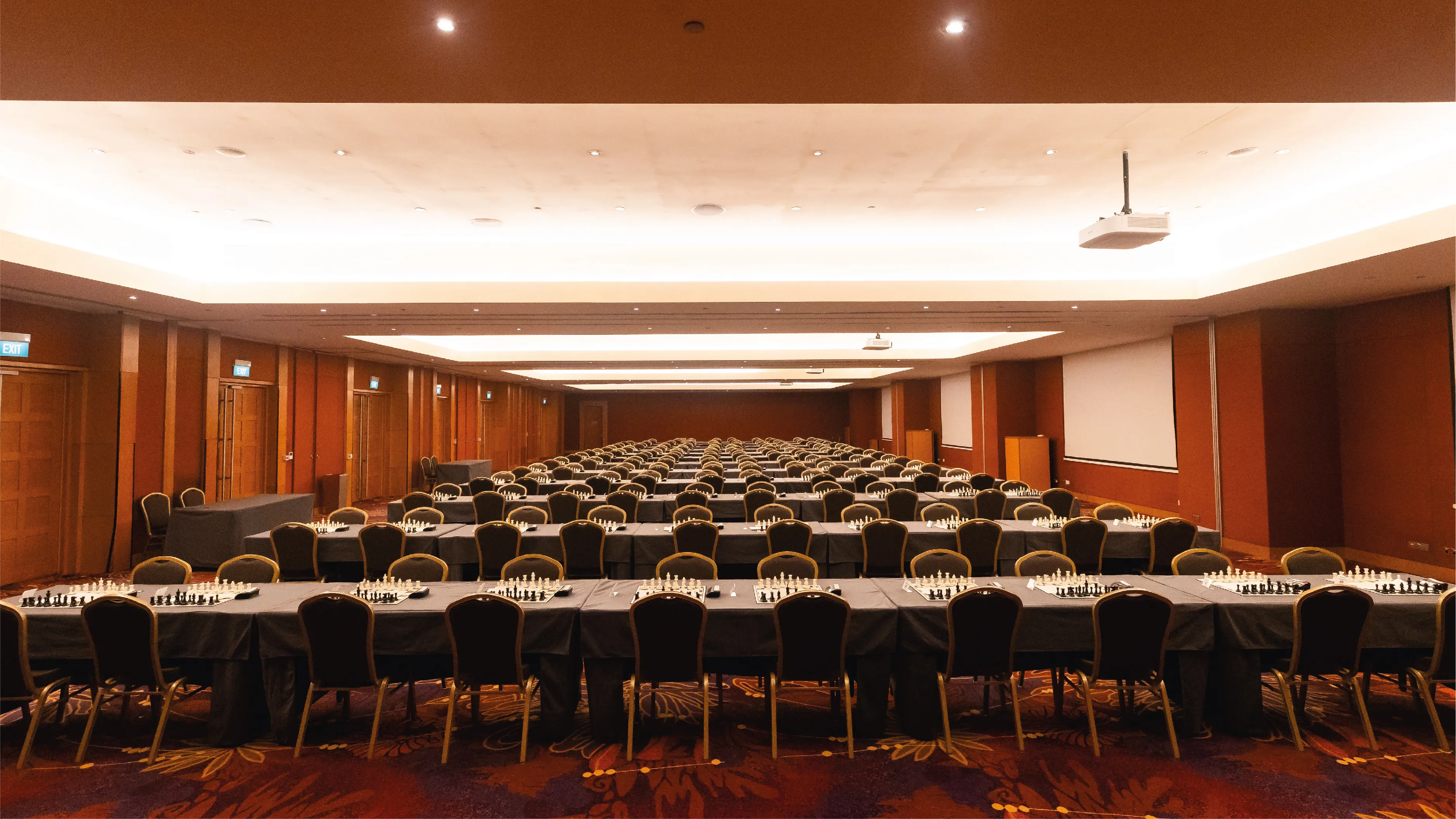 FIDE World Chess Championship 2024 field of play