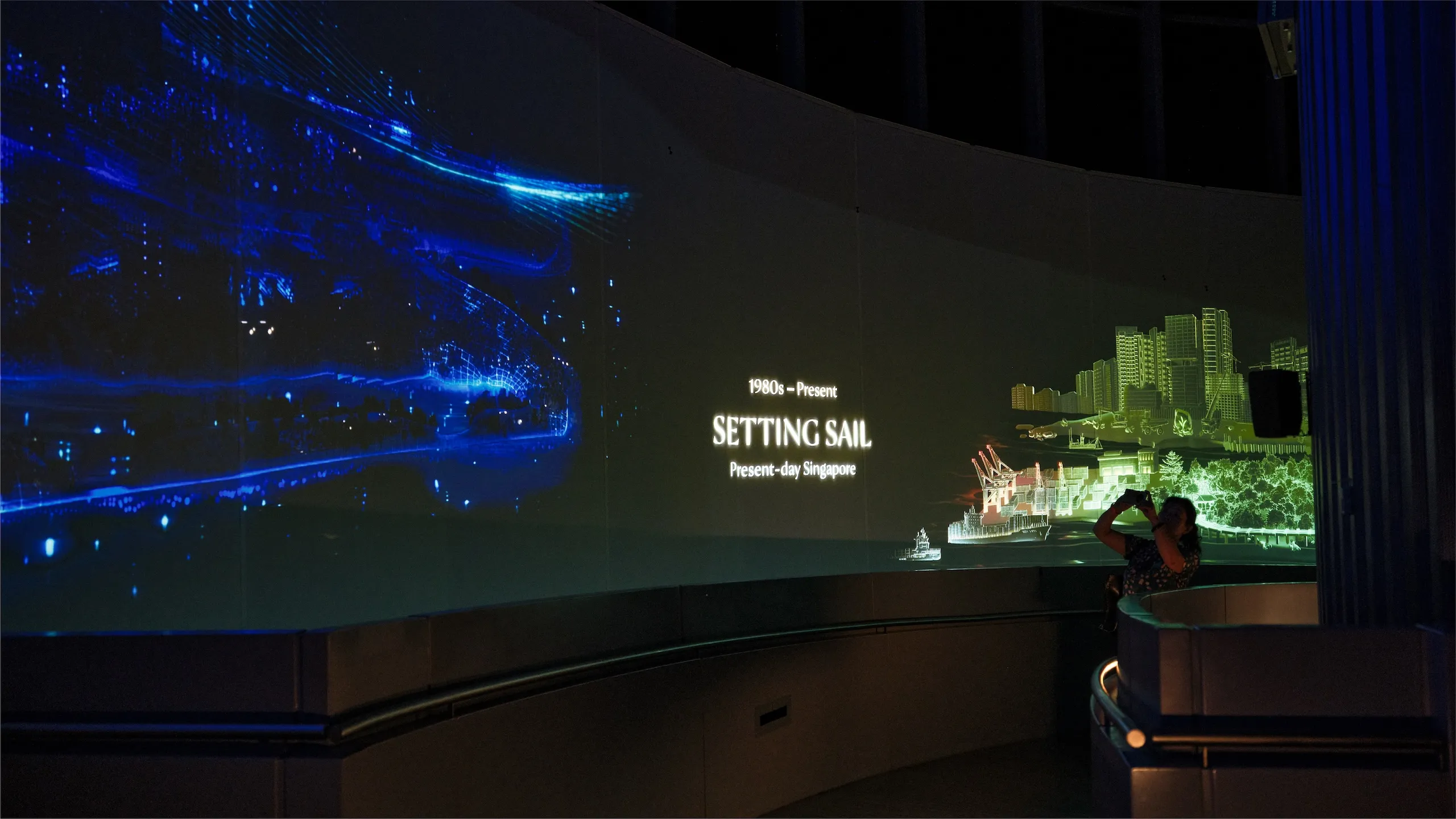 Singapore Odyssea spherical LED globe