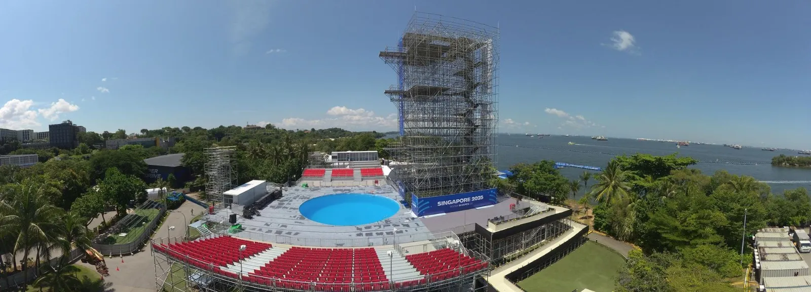 WAC 2025 high diving tower panorama